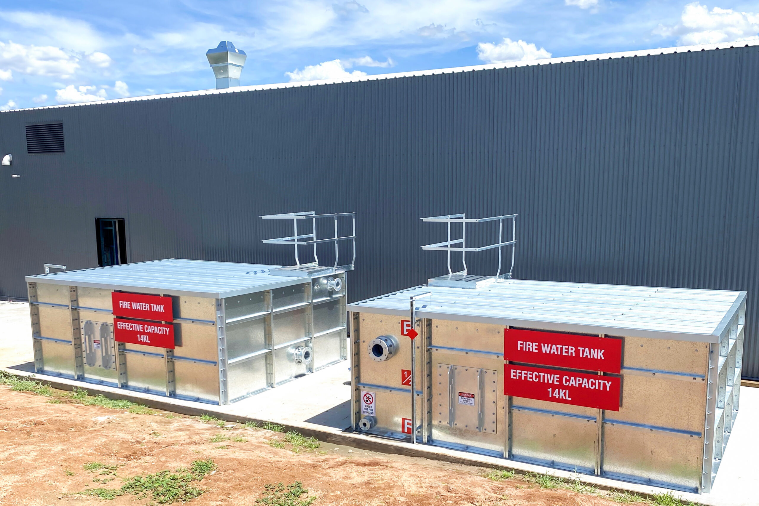 Square Fire Water Tank