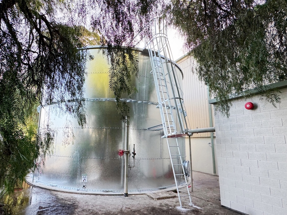 Complete tank replacement - after